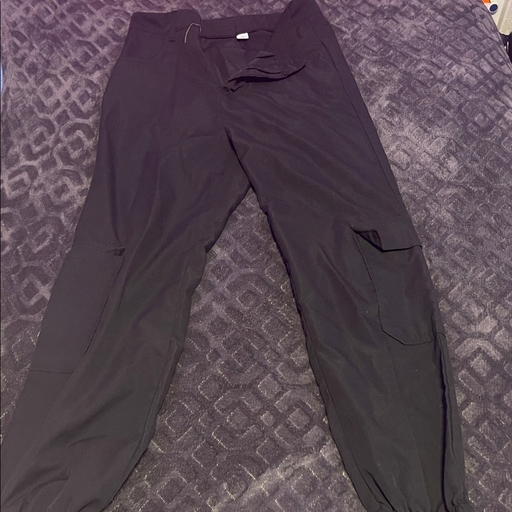 Black Cargo Pants